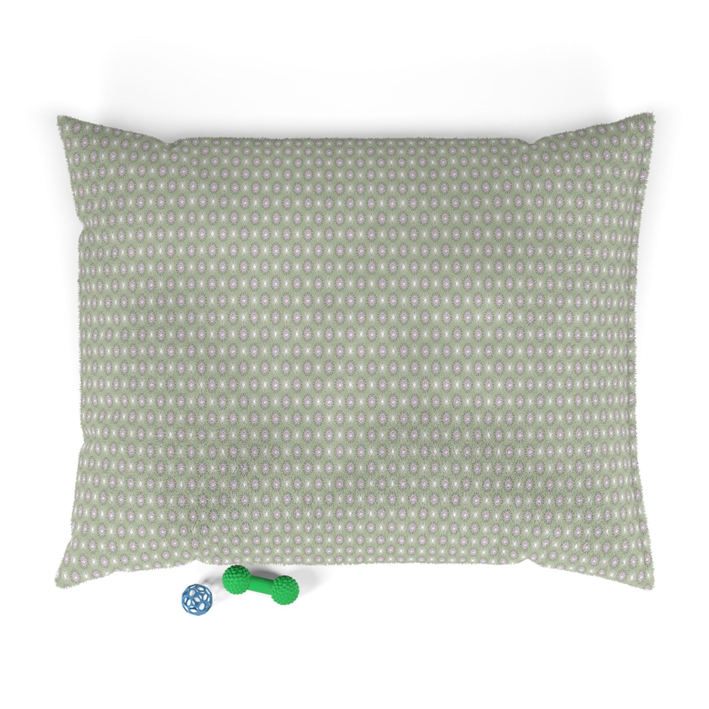 Olive Star-crossed Bodies Pet Bed, 50" × 40"