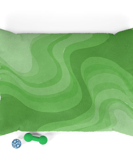 Greenie Meanie Wavey 40" × 30" Pet Bed