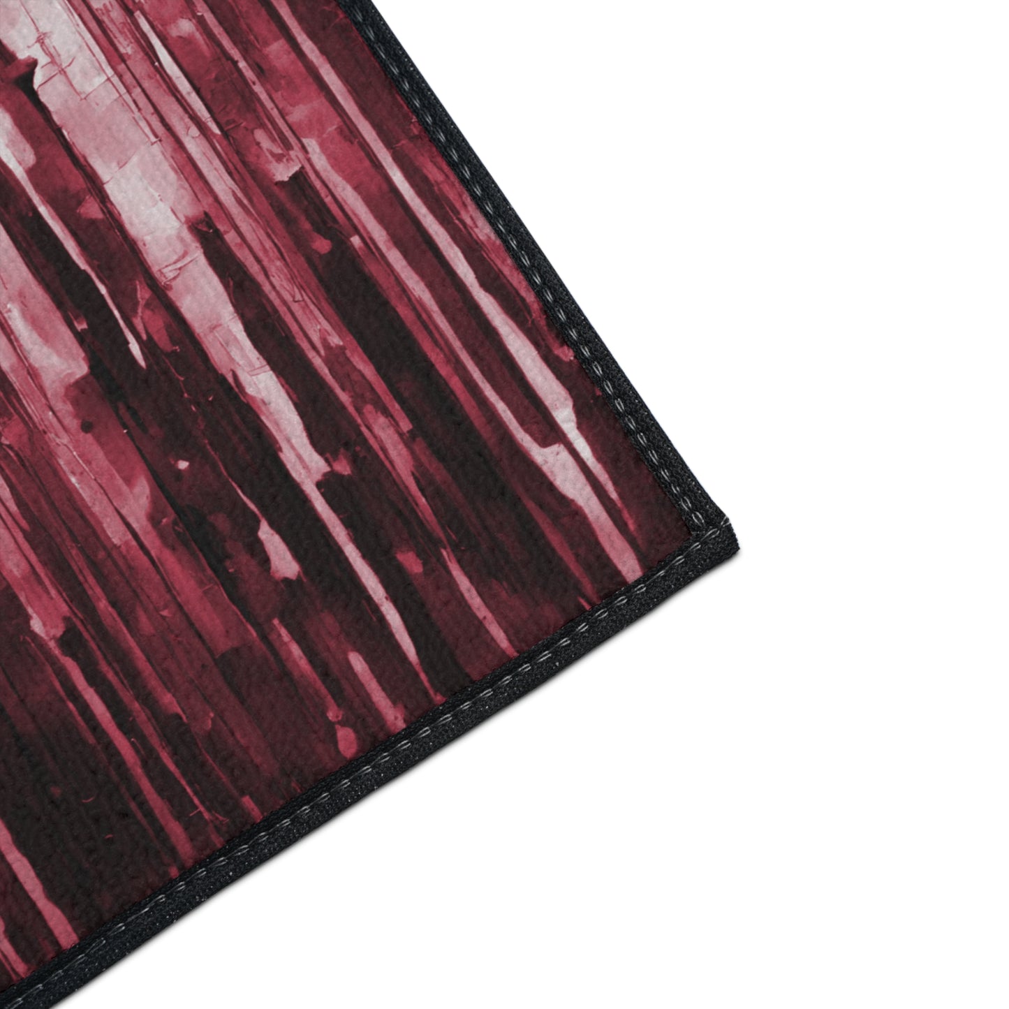 Striped Ruby 24" x 36" Heavy Duty Floor Mat