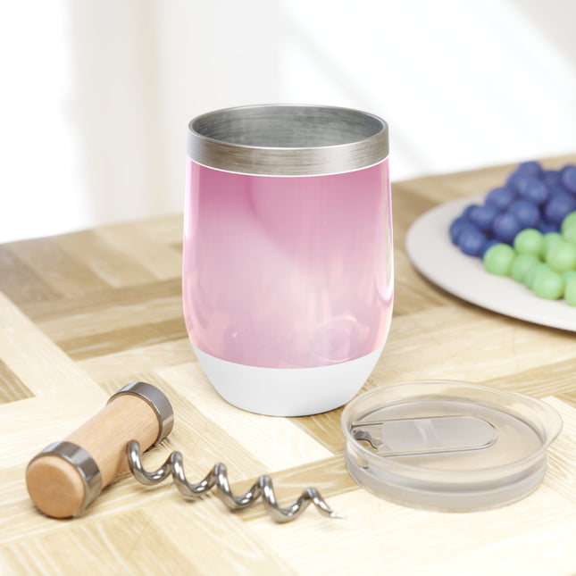 Pink Blush Fade 12 oz Chill Wine Tumbler