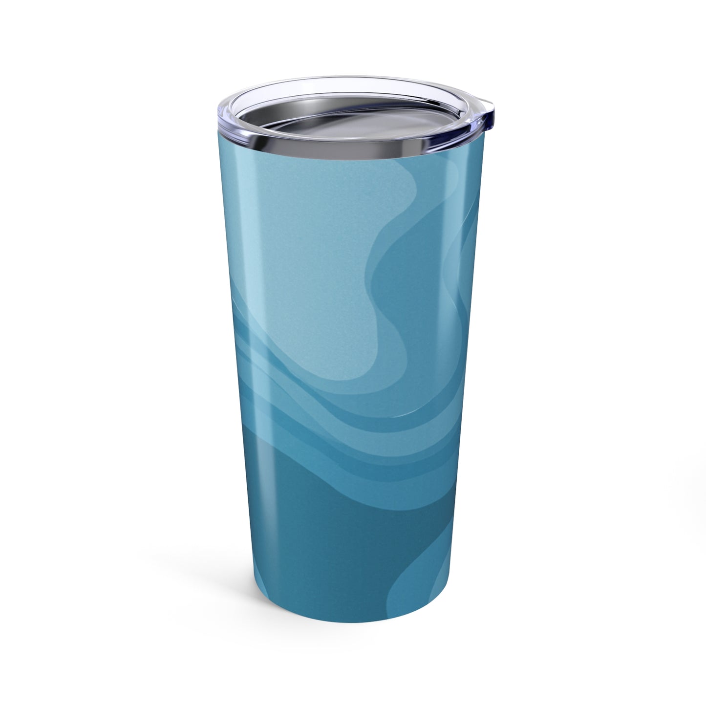 Sky Blue Wavey Tumbler 20oz