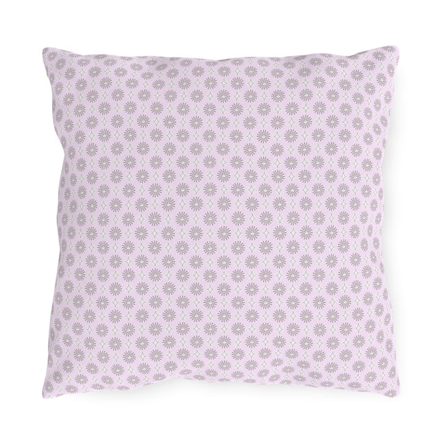 Pink Mornings Star-crossed Bodies 16" x 16" Outdoor Pillows