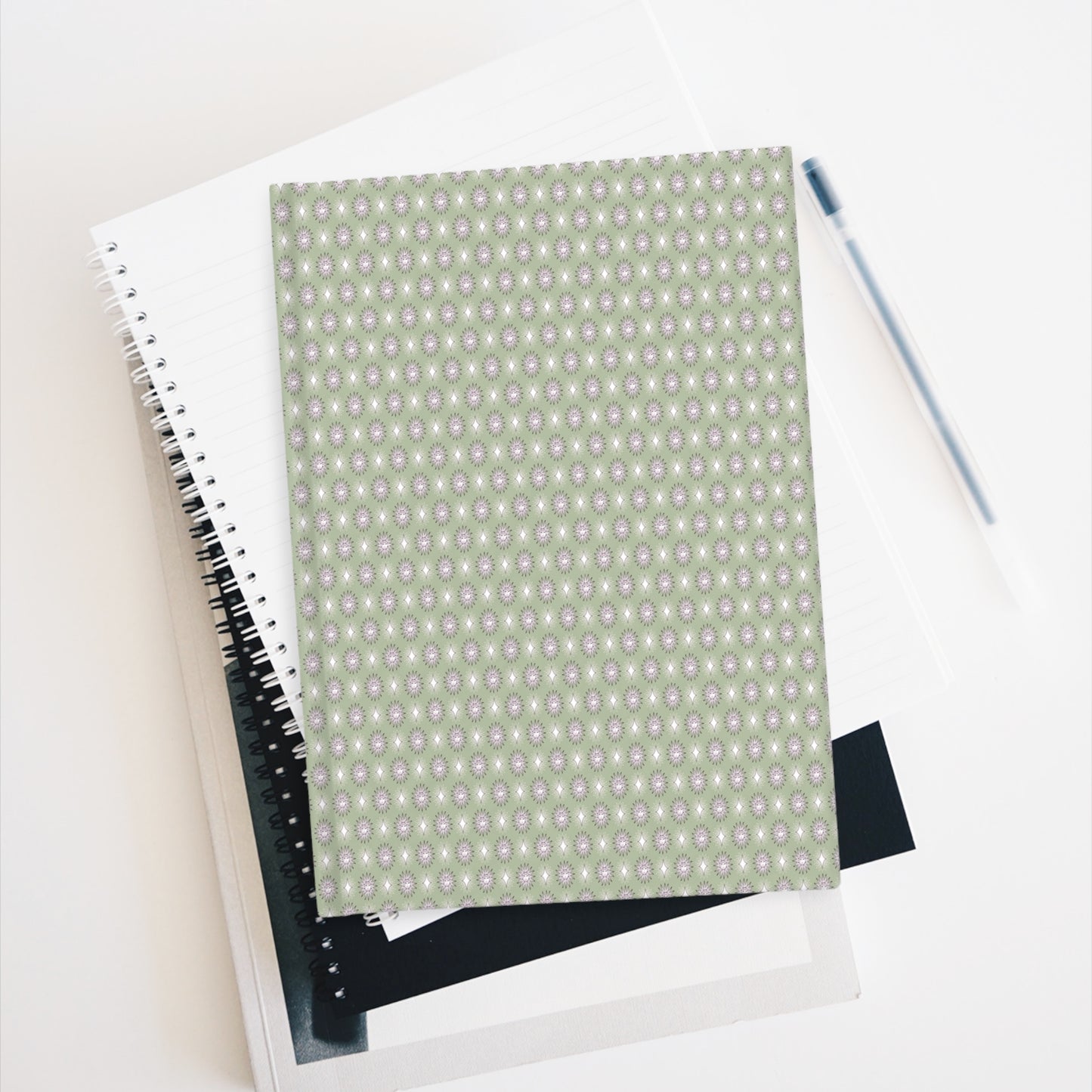 Olive Star-crossed Bodies Journal - 128 Blank pages, 5" x 7"