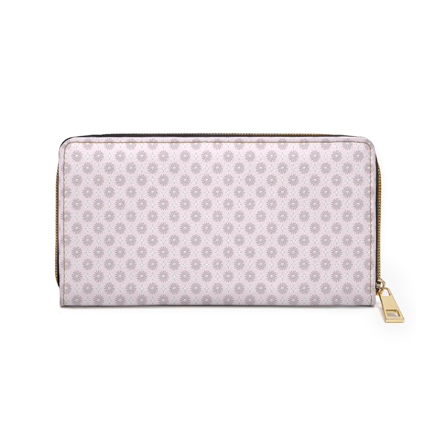 Pink Mornings Star-crossed Bodies Elegant Abstract Zipper Wallet - Stylish & Functional Accessory for Everyday Use