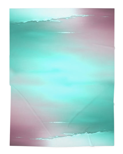 Green Sea Lavender Fog Baby Swaddle 30″×40″ Blanket