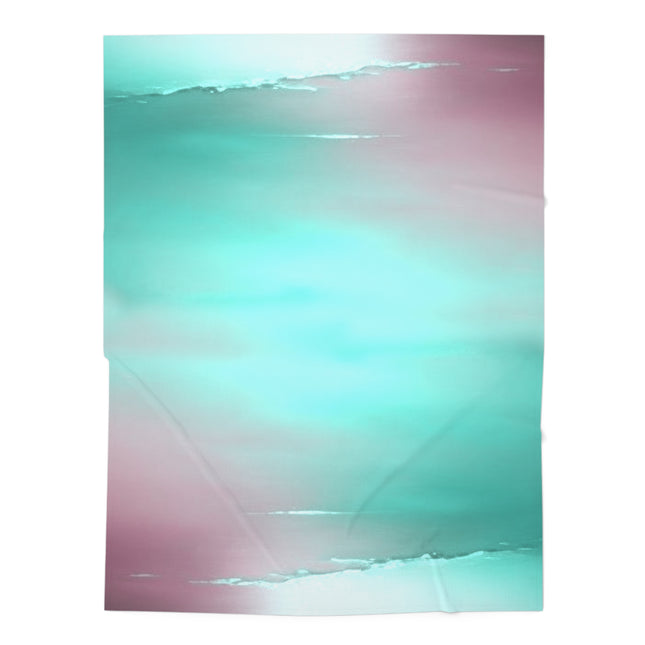 Green Sea Lavender Fog Baby Swaddle 30″×40″ Blanket