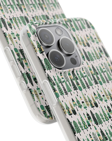Mini Vintage Green Trees Iphone 15 Pro Max Flexi Case