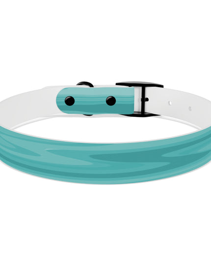 Tif Green Wavey Large Dog Collar