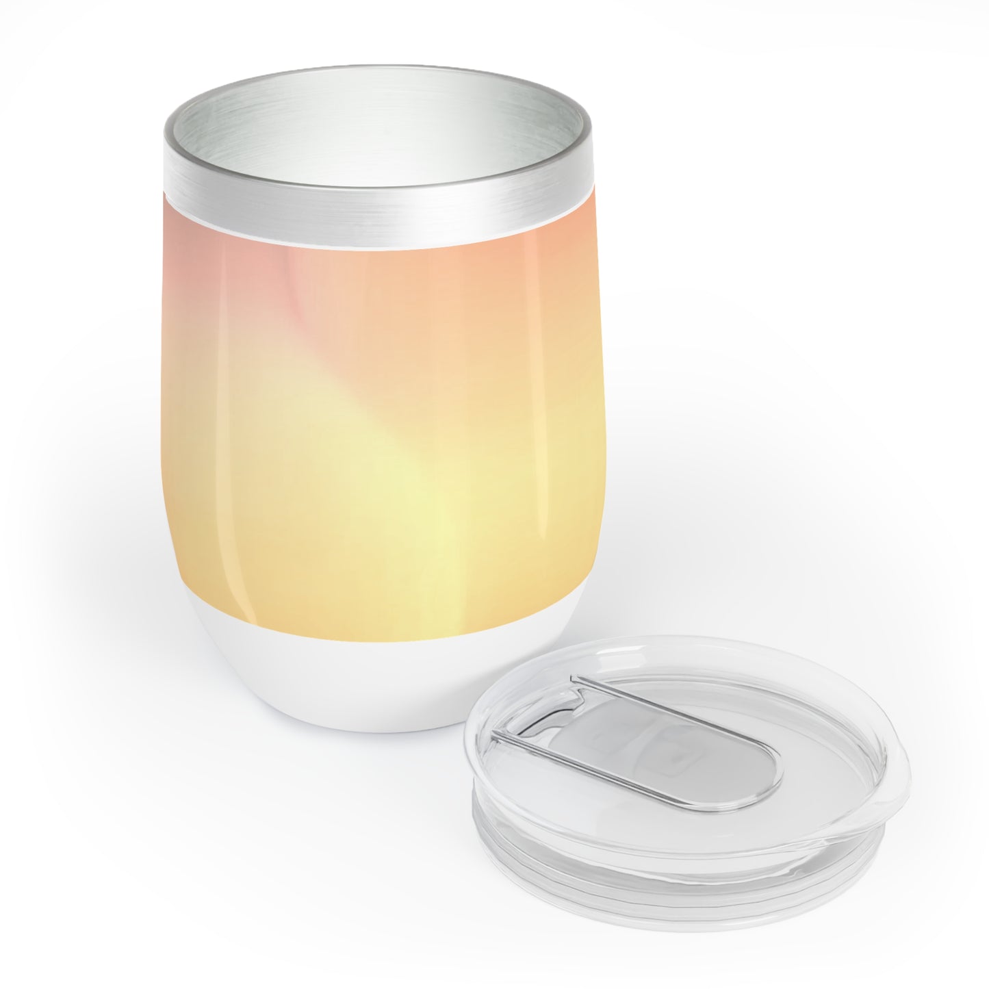 Hot Peach Fade 12 oz Chill Wine Tumbler