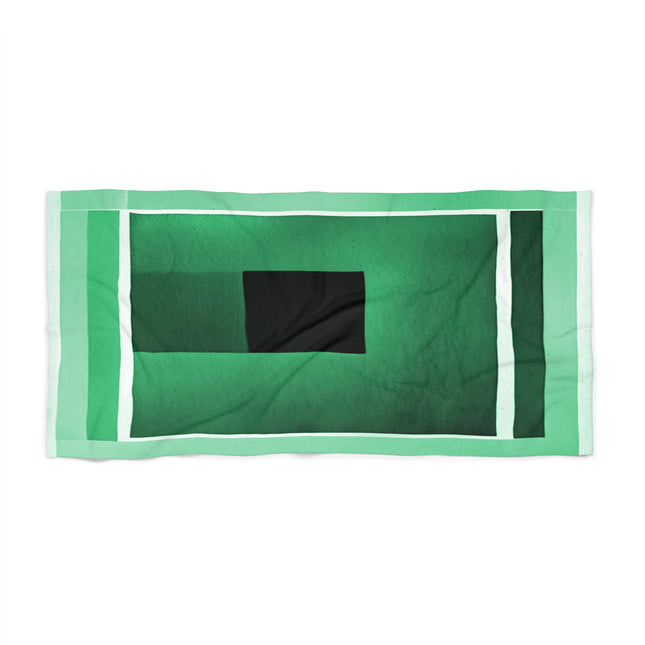 Mint Shadow 30" x 60" Beach Towel