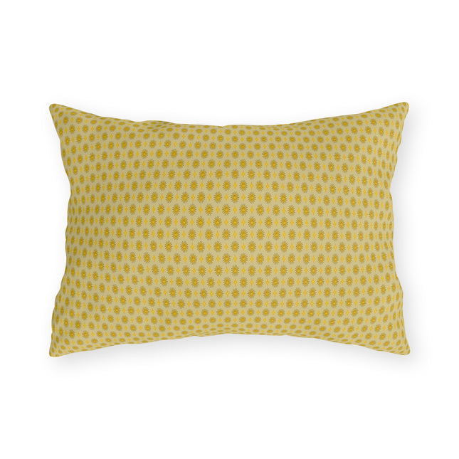Lemongrass Star-crossed Bodies Outdoor Pillow, 20" x 14"
