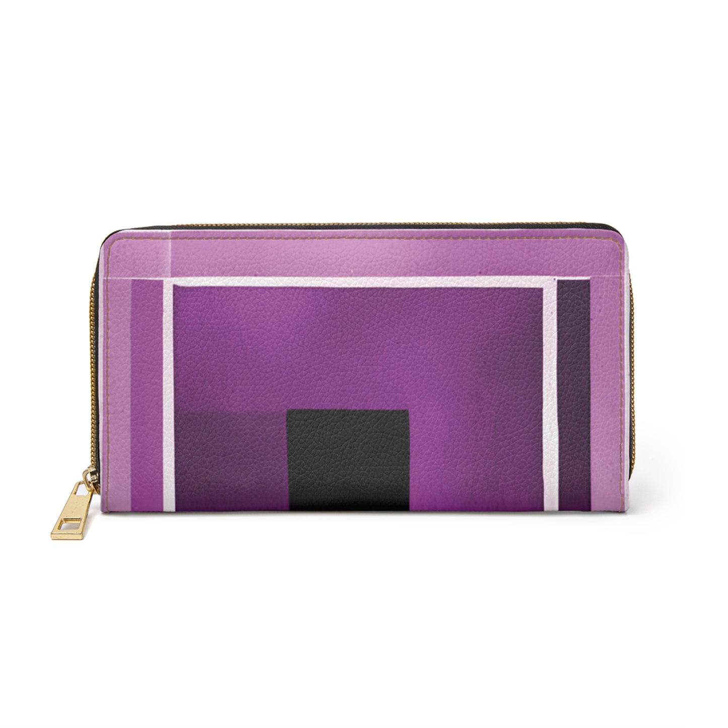 Magenta Shadow Elegant Abstract Zipper Wallet - Stylish & Functional Accessory for Everyday Use