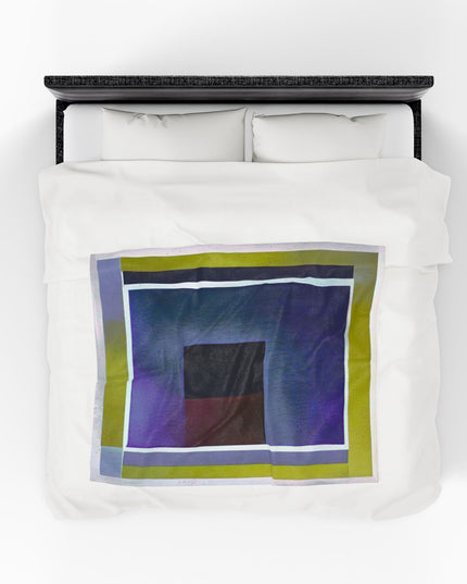Zeta Shadow Velveteen Plush Blanket, 50" x 60"
