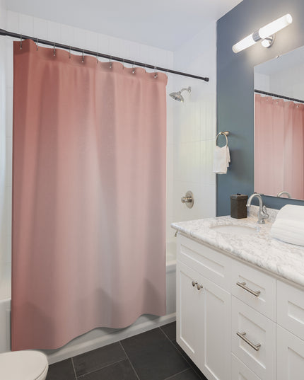 Rose Red Fade Shower Curtains, 71" x 74"