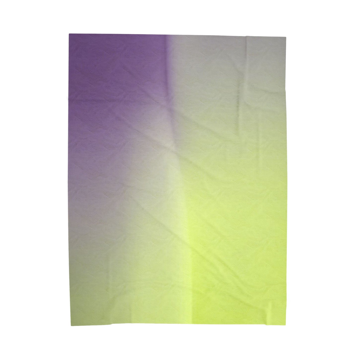 Purple Golden Fade Velveteen Plush Blanket, 60" x 80"