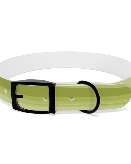 Lemon Wavey Large Dog Collar