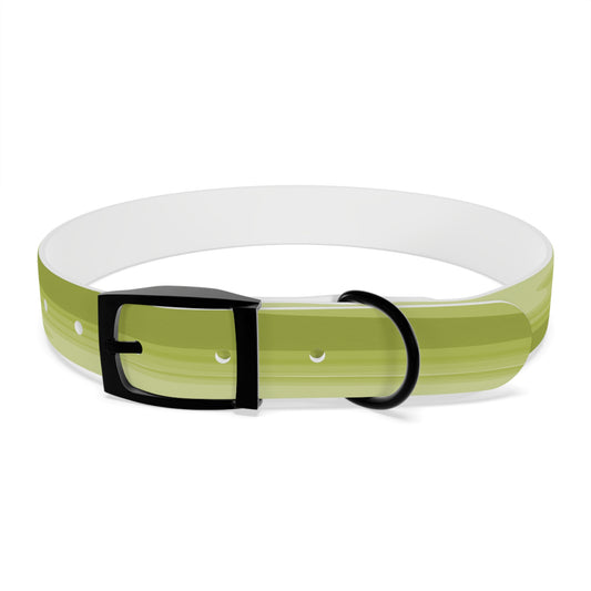 Lemon Wavey Large Dog Collar