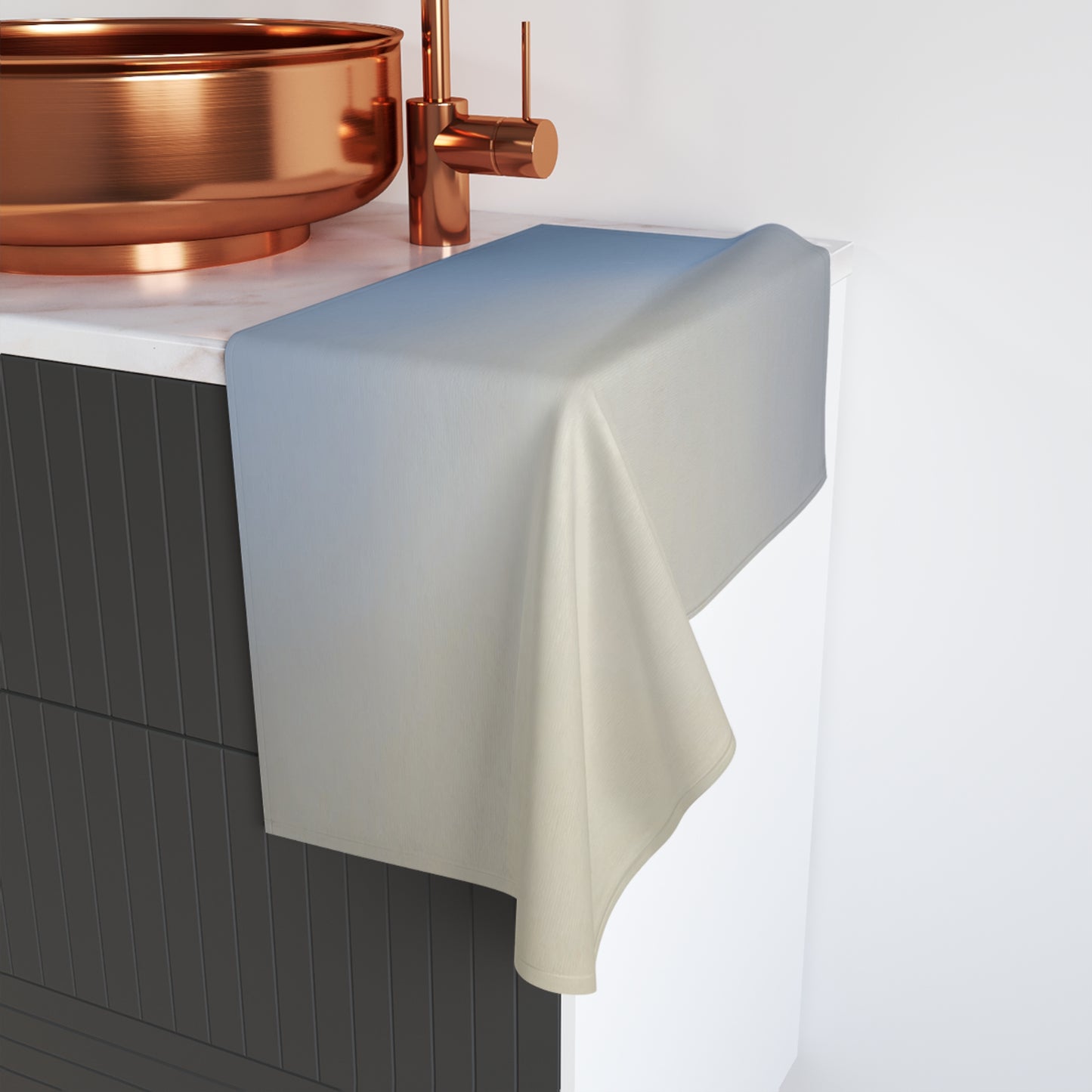 Cobalt Fade Hand Towel, 16" x 28"