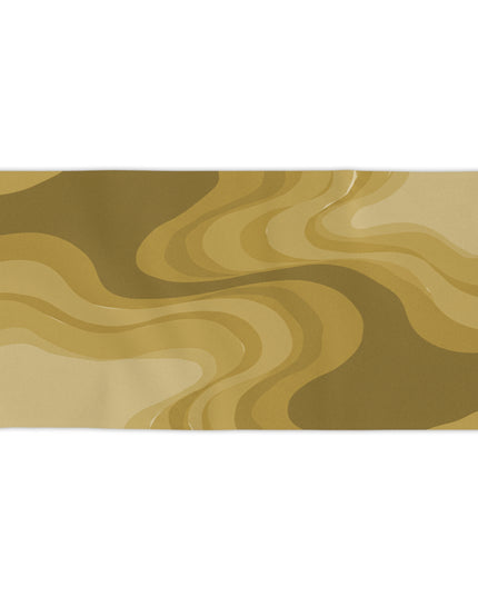 Brown Wavey Beach Towel, 30" x 60"
