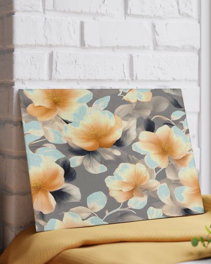 Soft Blossom Floral Bunch Glass Cutting Board, 8" x 11"