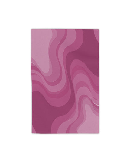 Pinky Mauve Wavey Beach Towel, 18" x 27"