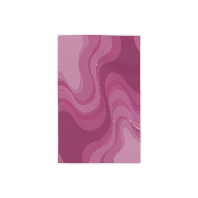 Pinky Mauve Wavey Beach Towel, 18" x 27"