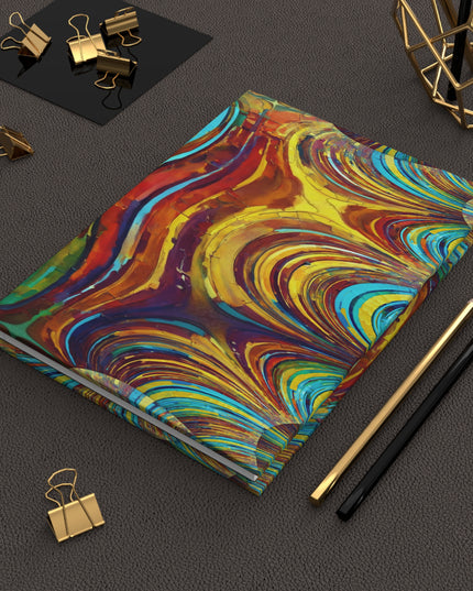 Uzi Spiral Alpha 5.75" x 8" Hardcover Journal Matte with 150 lined pages