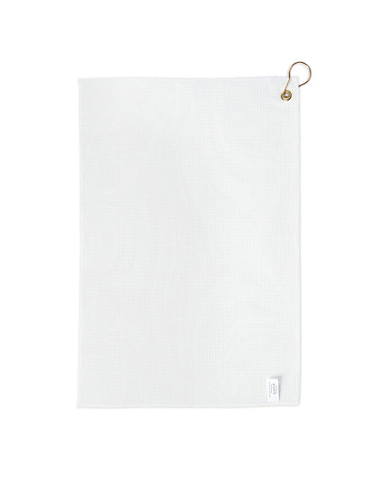 Uzi Spiral Mint Pastel Golf Towel, 16" x 24"