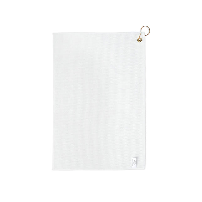 Uzi Spiral Mint Pastel Golf Towel, 16" x 24"
