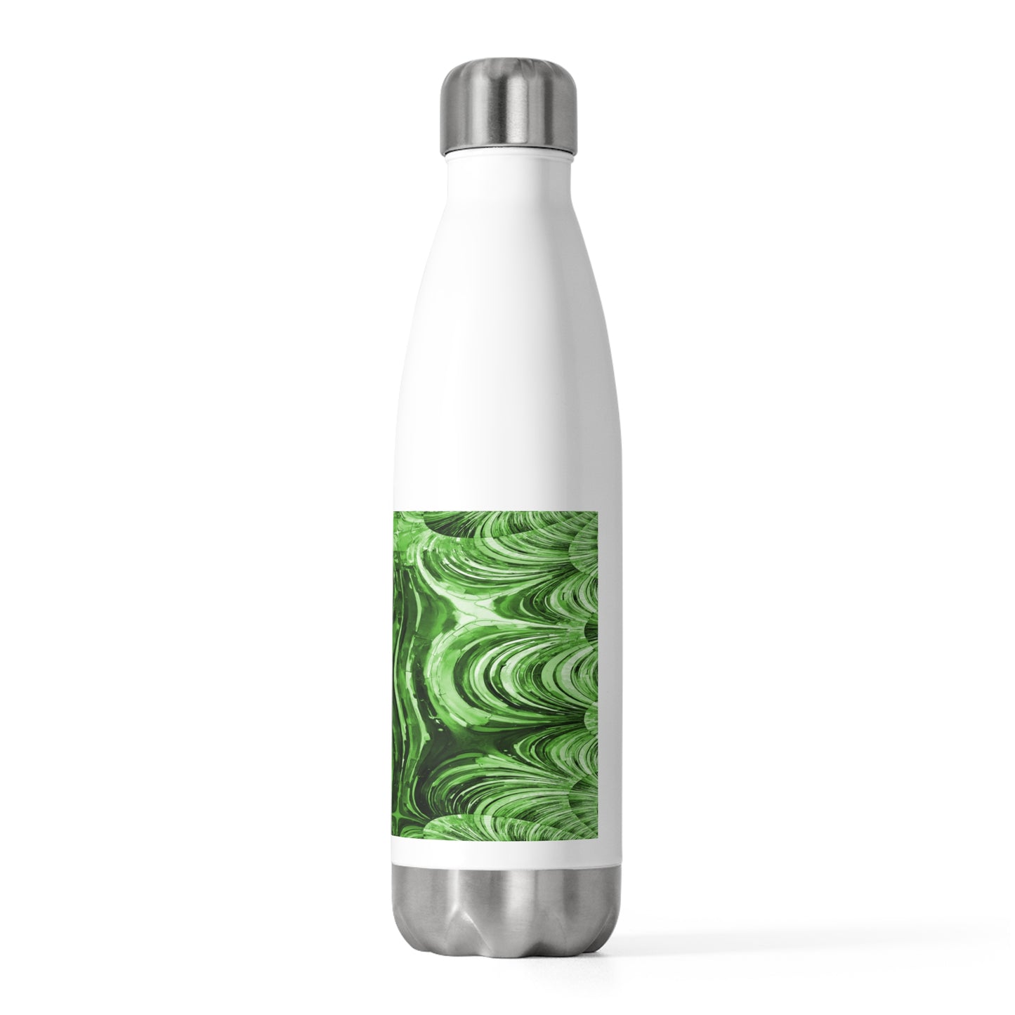 Uzi Spiral Mint Pastel 20oz Insulated Water Bottle