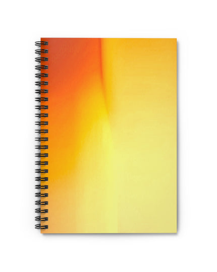 Phoenix Fade Wavey Spiral Notebook - Ruled Line, 6" x 8", 118 pages