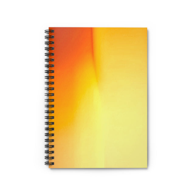 Phoenix Fade Wavey Spiral Notebook - Ruled Line, 6" x 8", 118 pages