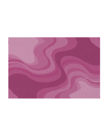 Pinky Mauve Wavey 48" x 72" Outdoor Rug