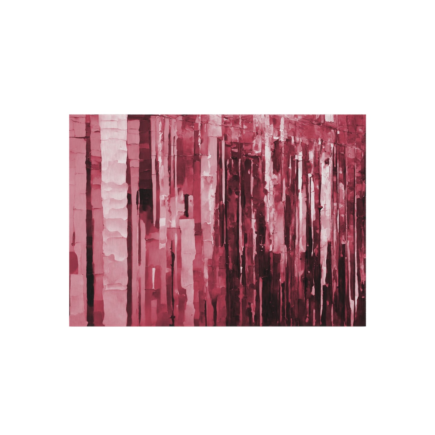 Striped Ruby Outdoor Rug, 60" x 84"