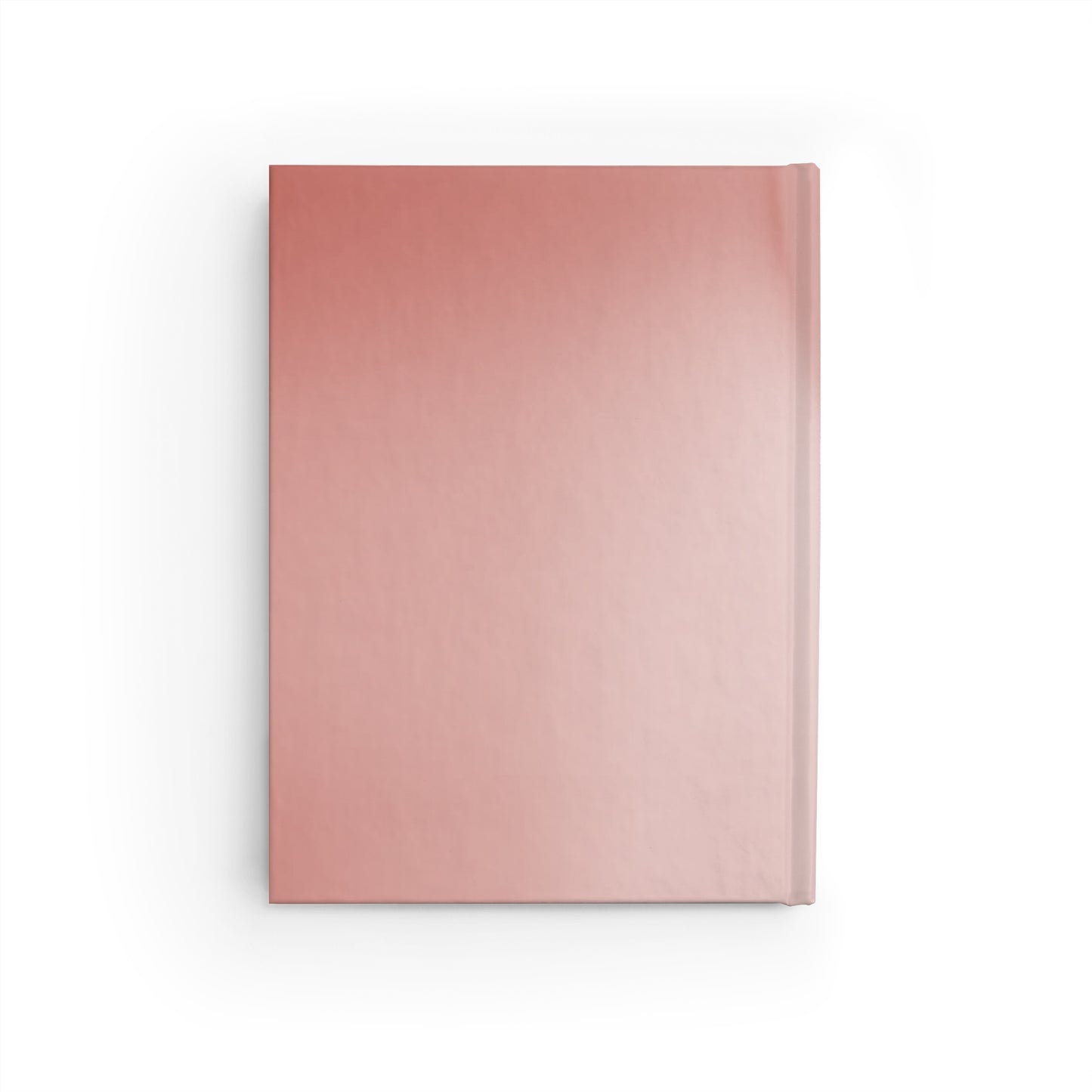 Rose Red Fade 5" x 7" Journal - 128 Ruled Line pages