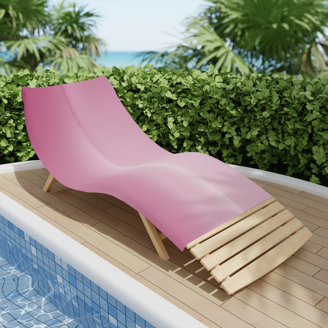 Pink Blush Fade Beach Towel, 30" x 60"