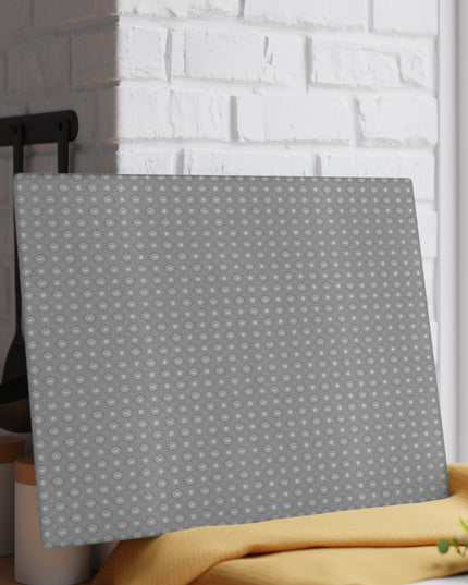 Desaturated Star-crossed Bodies Glass Cutting Board, 11" x 15"