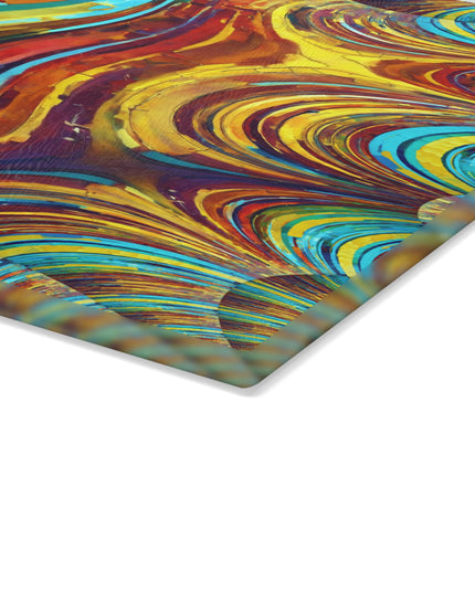 Uzi Spiral Alpha 11" x 15" Glass Cutting Board