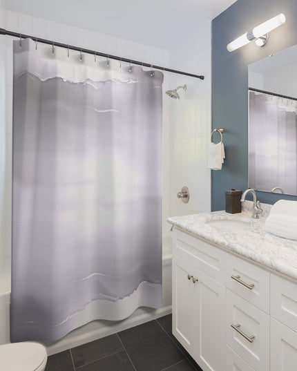 Sephia Sea Dark Fog Shower Curtains, 71" x 74"