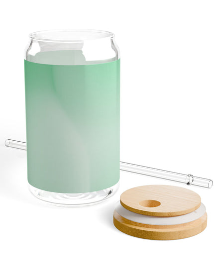 Mint Fade Sipper Glass, 16oz