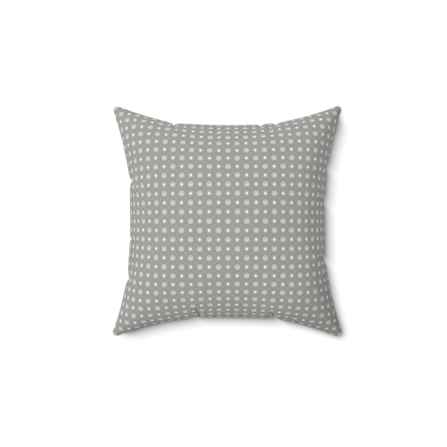 Desaturated Star-crossed Bodies Faux Suede Square Pillow, 14" x 14"