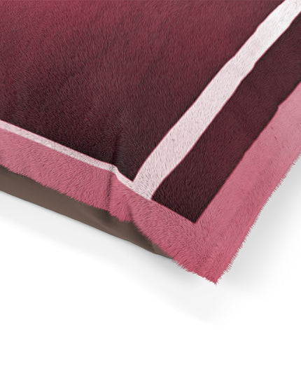 Red Shadow 28" × 18" Pet Bed