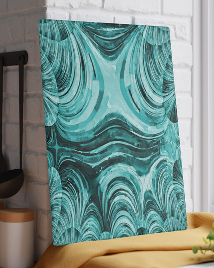 Uzi Spiral Tif 11" x 15" Glass Cutting Board