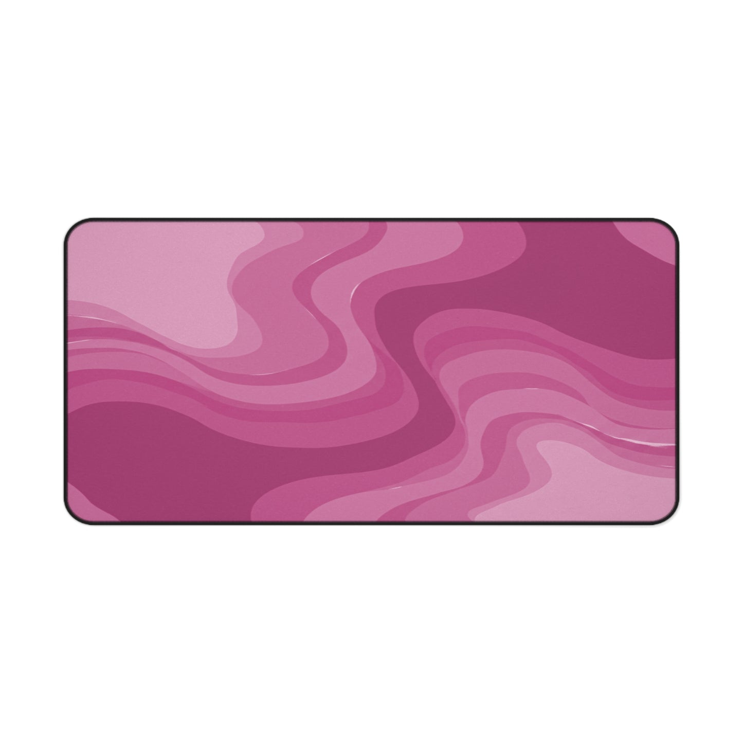 Pinky Mauve Wavey 16" x 32" Desk Mat