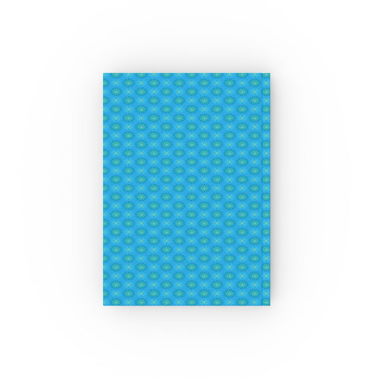 Light Blue Star-crossed Bodies Hard Backed Journal with 128 blank pages, 5.2" x 7.4"