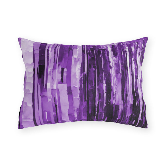 Striped Powder Lavender 20" x 14" Outdoor Pillow