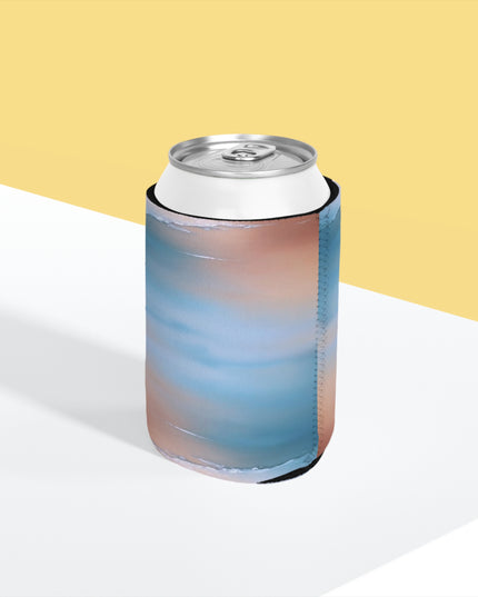 Blue Sea Peach Fog 12 oz Can Cooler Sleeve