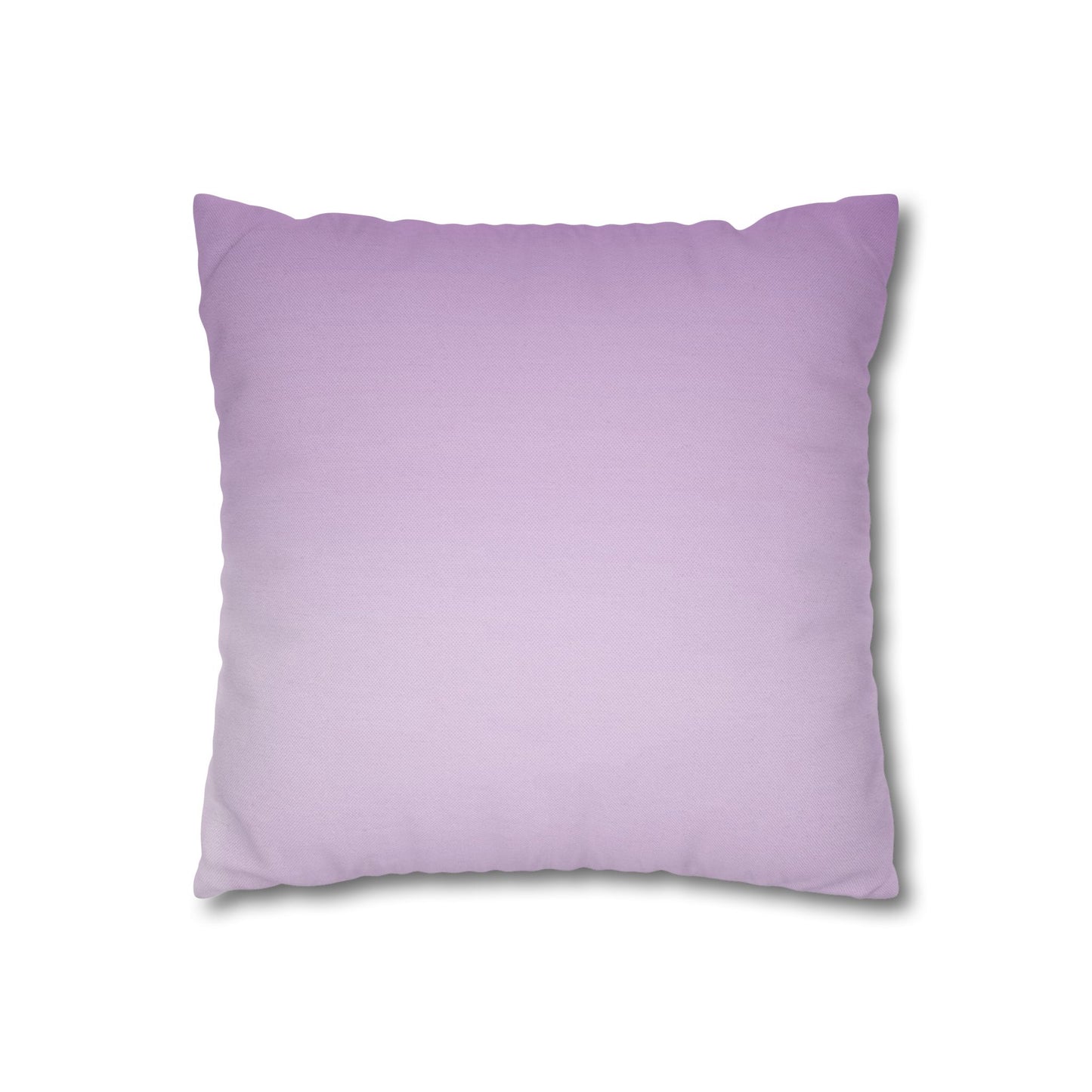 Soft Lavender Fade Spun Polyester Square Pillowcase, 14" x 14"