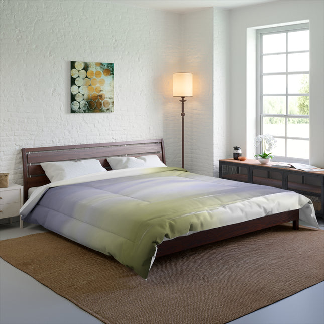 Lavender Sea Golden Fog 104" × 88" Comforter