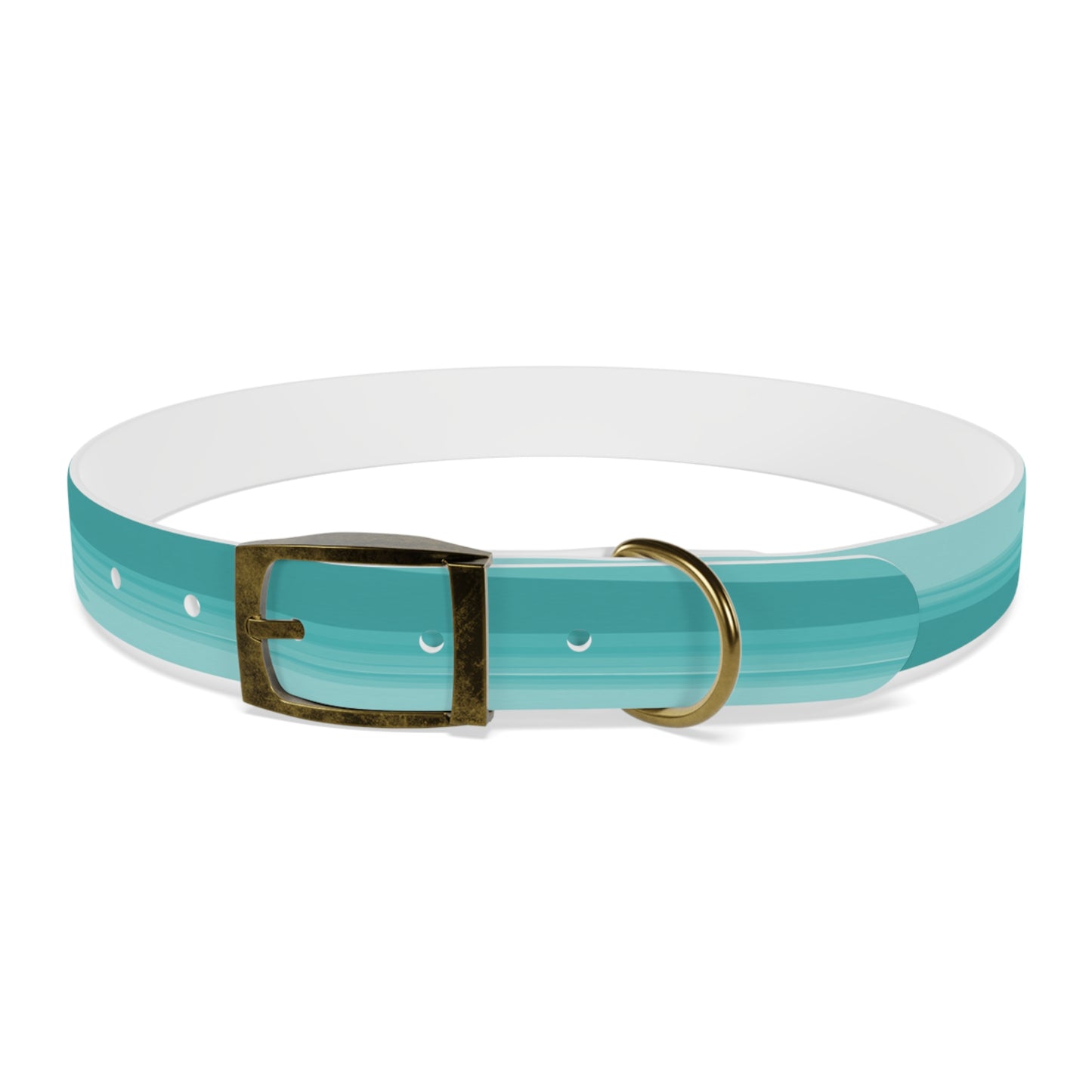 Tif Green Wavey Extra Large Dog Collar